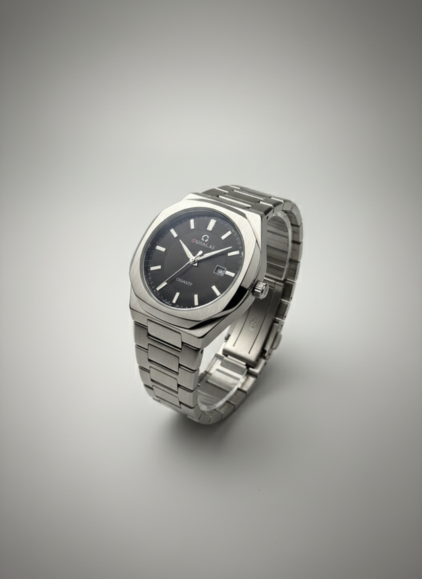 Black Dial GUSALAI Watch ⌚