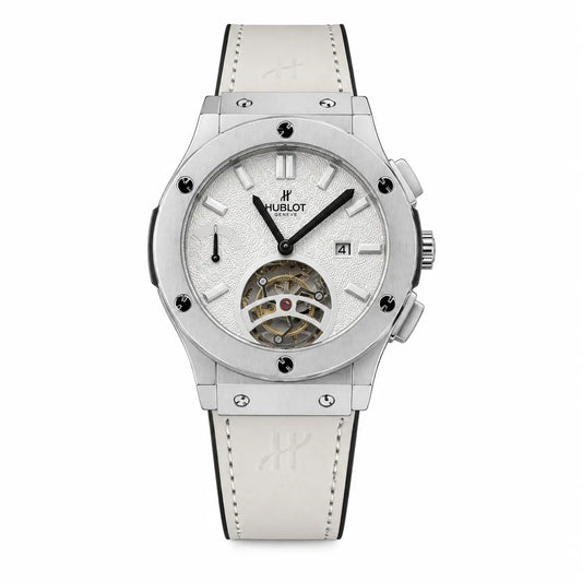 Hublot Classic Fusion Tourbillon White Dial Watch