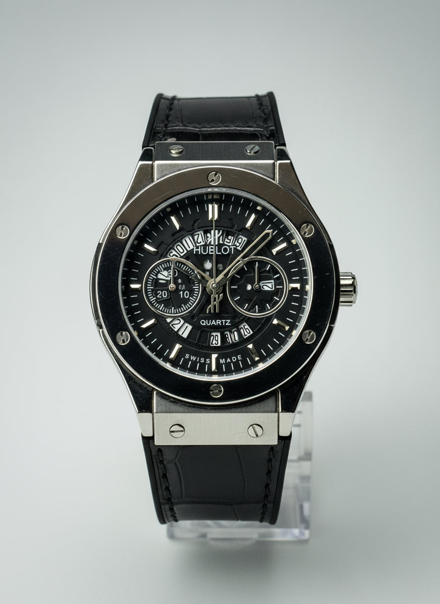 ⚫ Hublot Black Dial Chronograph ⌚🔥