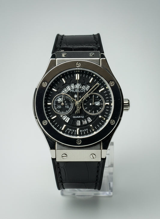 ⚫ Hublot Black Dial Chronograph ⌚🔥