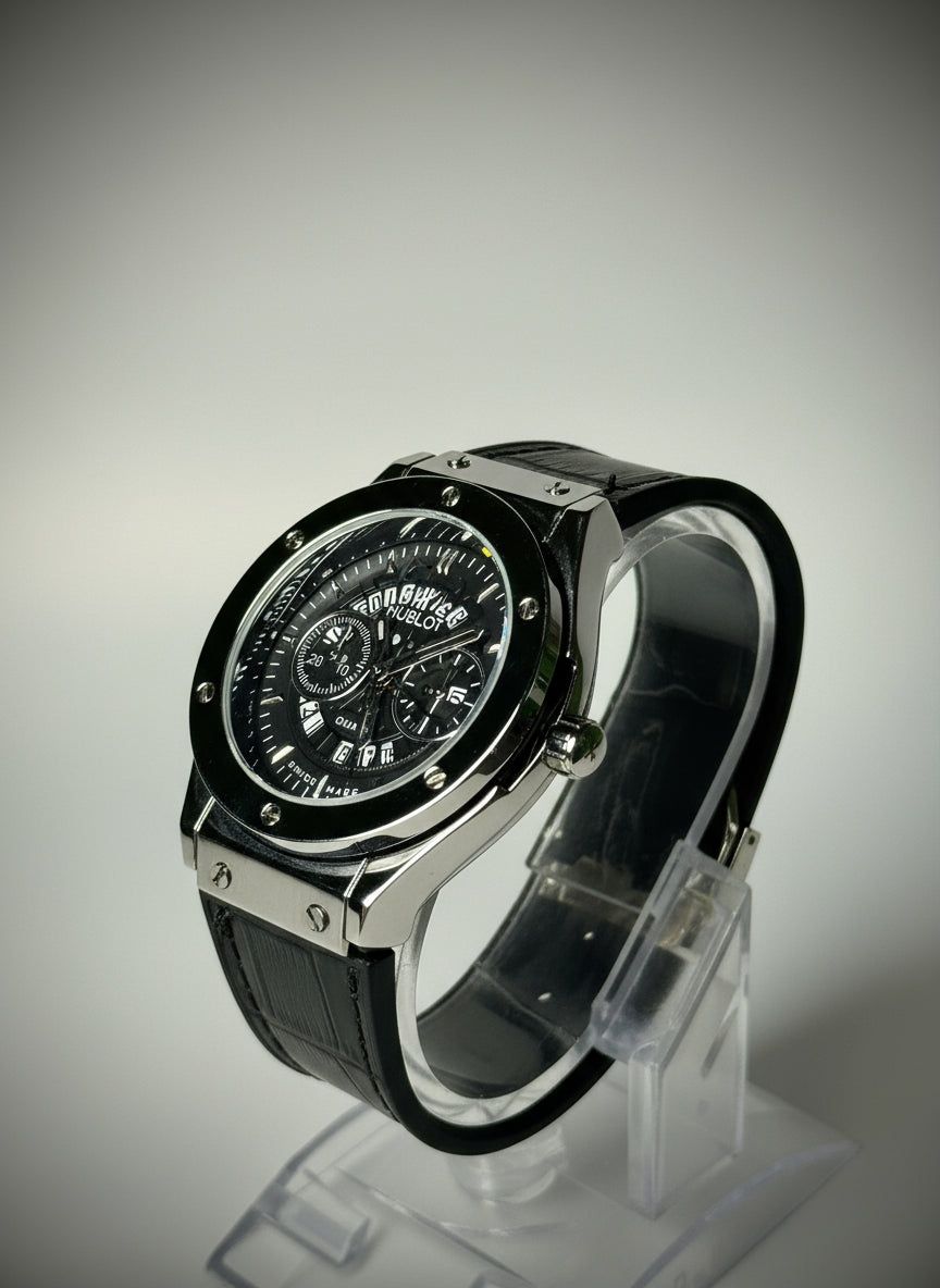 ⚫ Hublot Black Dial Chronograph ⌚🔥