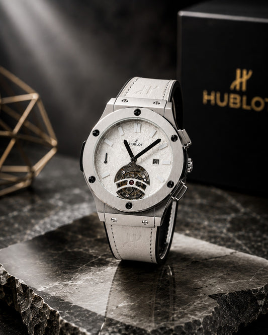 Hublot Classic Fusion Tourbillon White Dial Watch